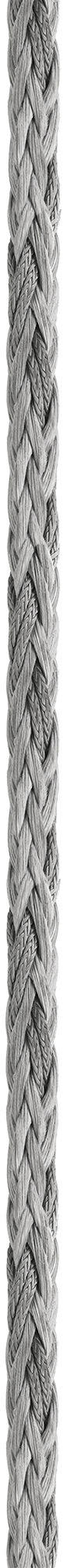 Grey Q-12 Defender 12-Strand HMPE-Polyester-Nylon Blend Rope